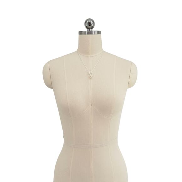 SILPADA Center Attention Silver Freshwater Pearl Necklace - Picture 11 of 13